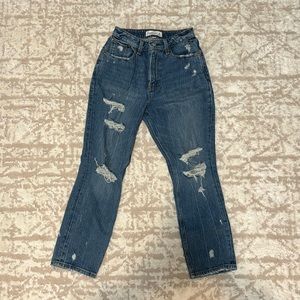 Abercrombie curve love mom Jean